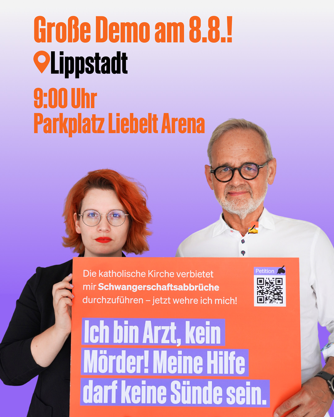 Wer Hilfe Mord nennt, erkennt Frauen ihre Würde ab.
